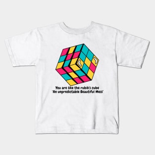 Rubik beautiful mess Kids T-Shirt